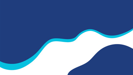 Minimalist background with blue wave environment.