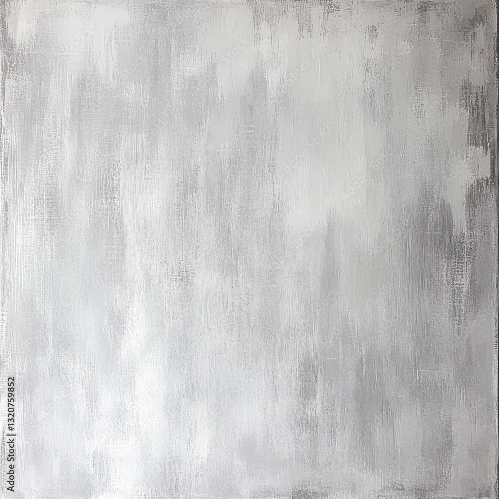 Poster artistic silver abstract texture backdrop with expressive brushstrokes and subtle gray variations