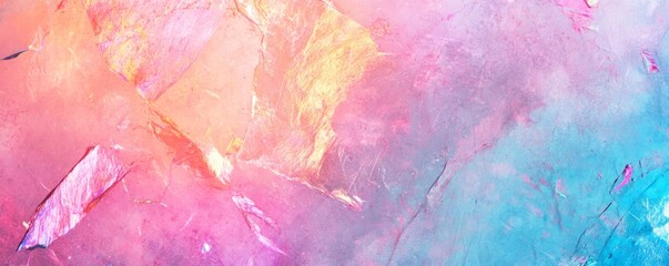 Colorful abstract texture showcasing vibrant hues and crinkled patterns in artistic design