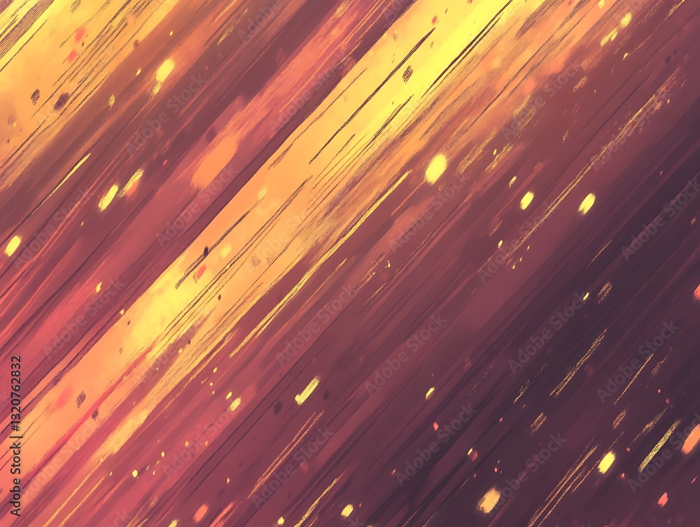 Poster abstract gradient design with warm hues and diagonal motion pattern