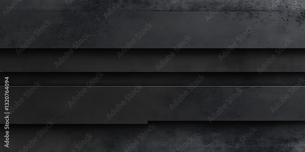 Poster dark concrete textured abstract background with layering elements