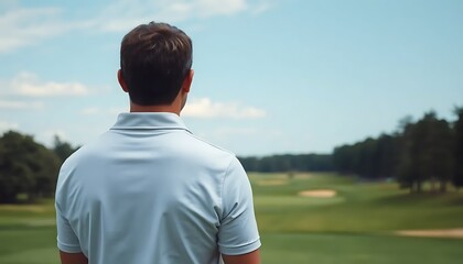 Fototapeta premium A Golf Fairway Golf Course The Background