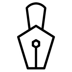 Blog Edit Nib Line Icon