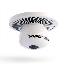 Modern White Ceiling Fan with Sleek Design and Efficient Air Circulation, Generative AI.