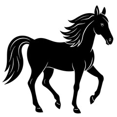 Horse vector shilhouette Icon.