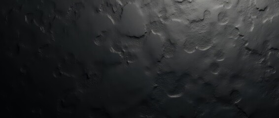 Fototapeta premium Dark textured surface with rough uneven patterns resembling corrosion, peeling paint, or abstract organic decay for backgrounds and design