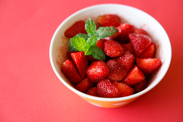 Fresh strawberries with Chinese apricot flavor.