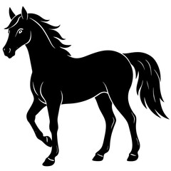 Horse vector shilhouette Icon.