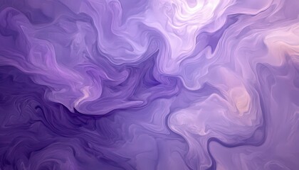 Abstract Purple and Lavender Swirls: Dreamy Ethereal Texture