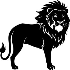 Lion vector shilhouette Icon.