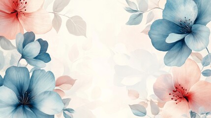 Obraz premium A highly detailed and realistic background Delicate, hand-drawn-inspired vector illustration of curve frame mother's day template featuring a warm and inviting atmosphere, Delicate, hand-drawn-inspire
