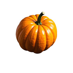 Obraz premium A close-up of a sliced pumpkin revealing vibrant orange flesh and seeds