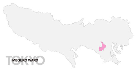 東京都目黒区の位置地図_06