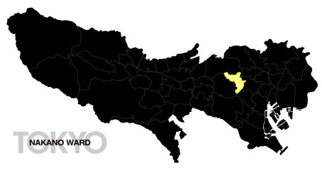 東京都中野区の位置地図_05