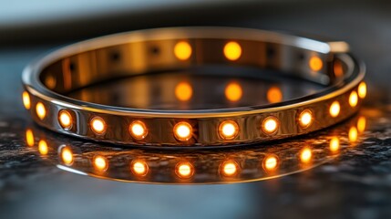 Circular LED light band