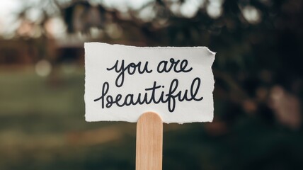 Inspirational Message: You Are Beautiful