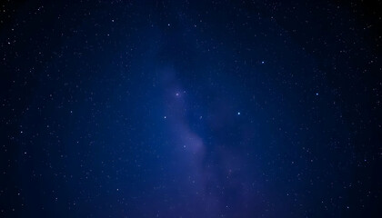 Obraz premium Vast Night Sky Filled with Stars and Cosmic Dust in Dark Blue