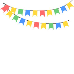 Obraz premium Colorful Party Bunting