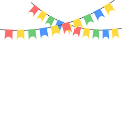 Obraz premium Colorful Party Bunting