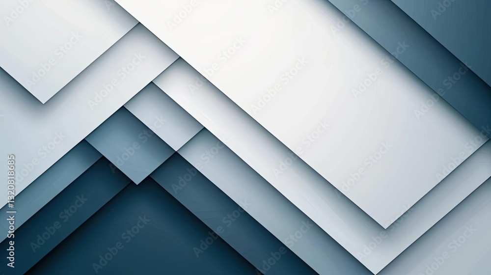 Poster geometric shapes illustration abstract background idea. abstract layered shapes with varying shades 