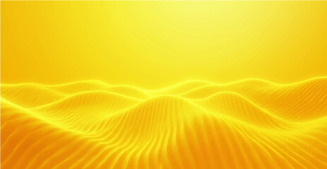 Bright sunny yellow dynamic abstract background. Modern lemon orange color.