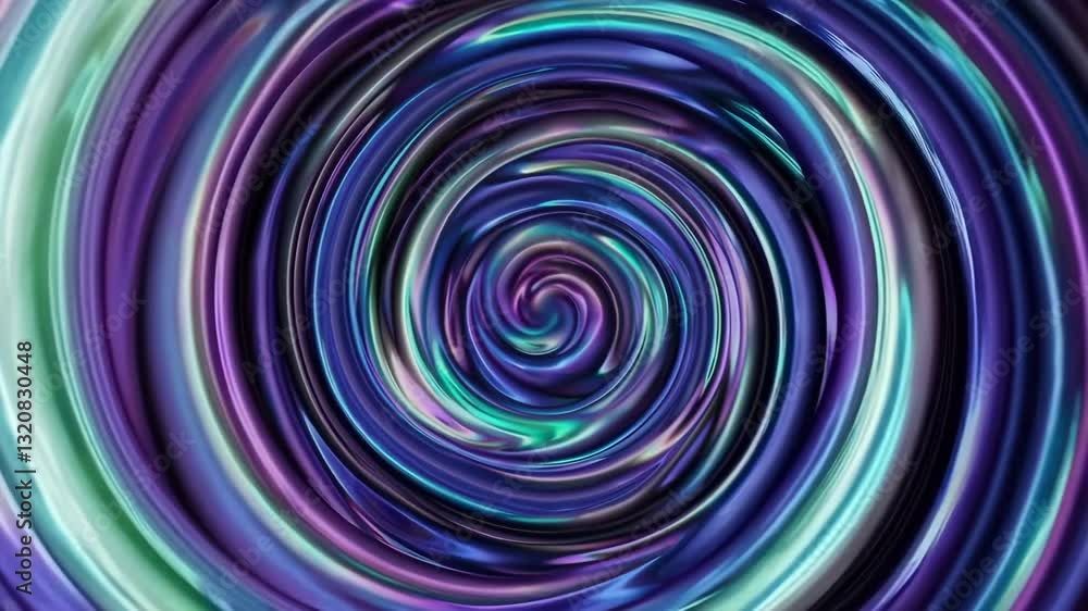 Poster mesmerizing hypnotic swirl animation with vibrant colors and smooth transitions