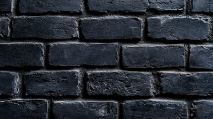 Fototapeta premium Dark Textured Brick Wall Background for Architecture and Interior Design Projects