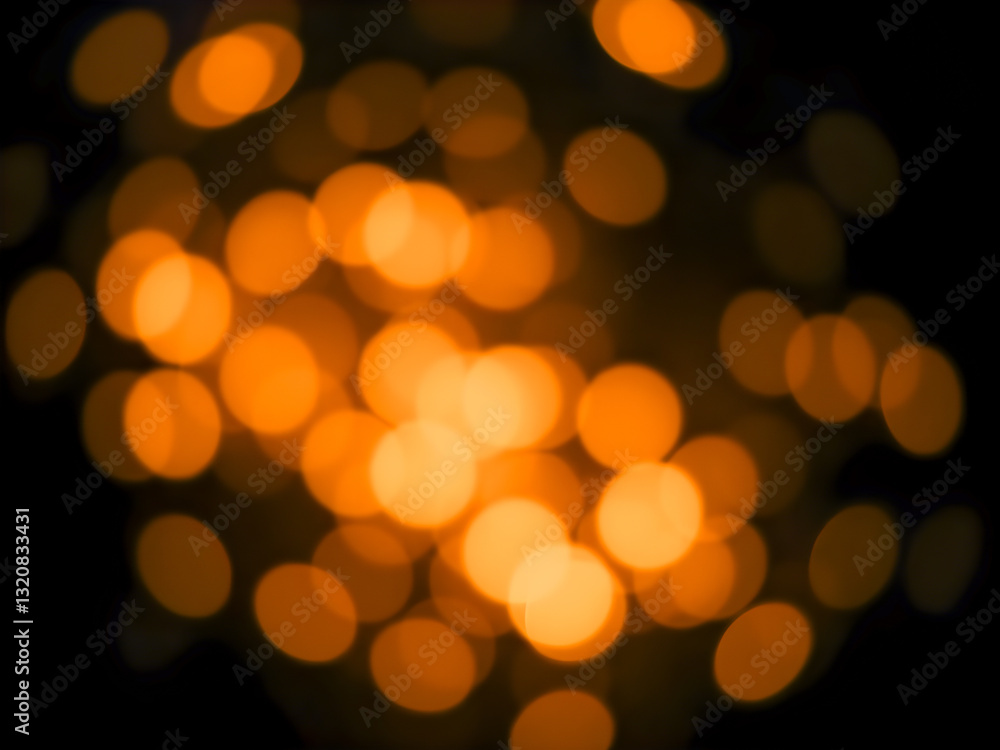 Poster abstract circular bokeh background of christmaslight. soft focus.