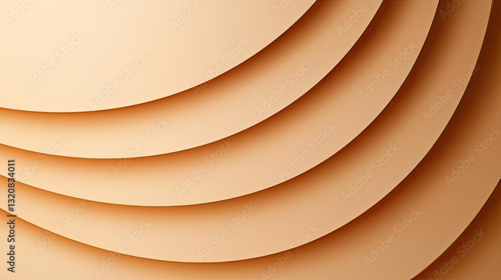 Poster geometric shapes illustration abstract background idea. abstract layered design featuring smooth, wa