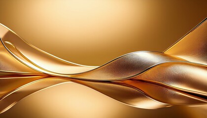 Obraz premium Golden Glass Mirror Reflection. Modern & refined texture background. Gold & glass effect with mirror reflections. Elegant & luxurious design.