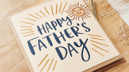 Happy Father's Day Card: A heartwarming message for Dad