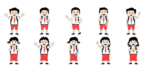 Cute Student Illustration