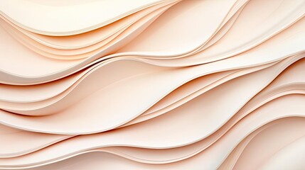 Obraz premium Abstract art background concept. Elegant waves of soft peach tones create a soothing and modern backdrop for design.