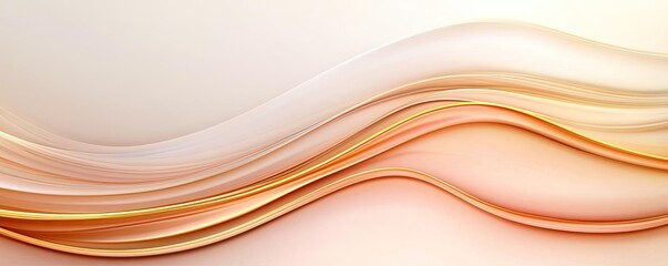 Obraz premium Abstract art background concept. A smooth abstract background featuring flowing lines in warm colors.