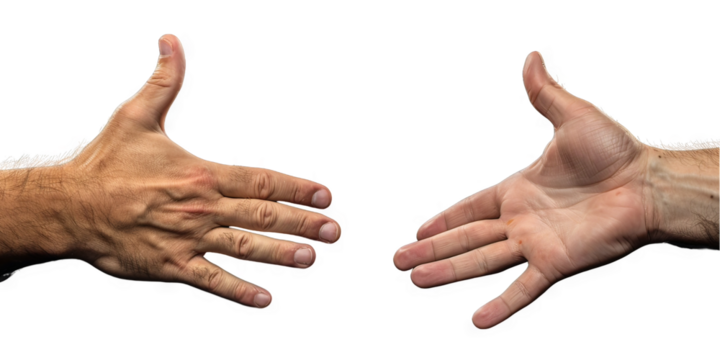 A Close-Up Image of Two Hands Reaching Out to Shake, Symbolizing Partnership, Collaboration, Agreement, and Unity. A Gesture of Connection and Understanding. - Powered by Adobe