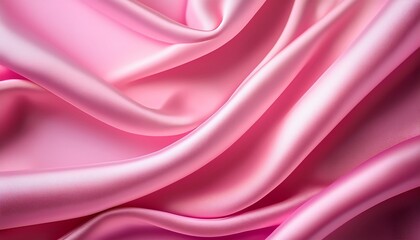 Obraz premium Abstract background. Soft pink abstract gradient background with smooth satin drapery texture, creating a luxurious, elegant, and serene atmosphere perfect for high-end designs. 