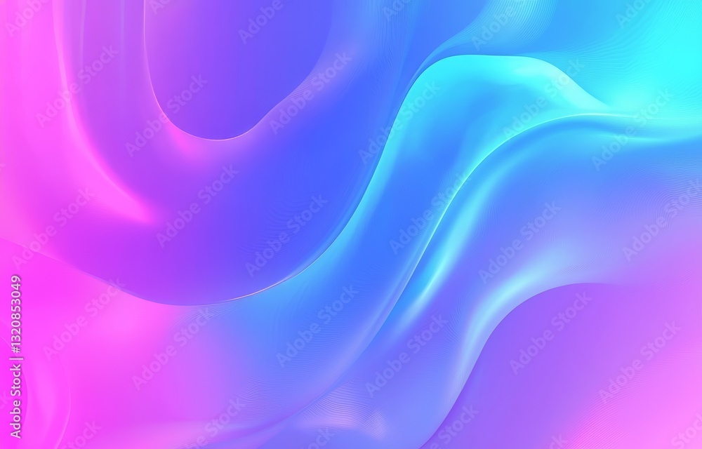 Aufkleber the empty wallpaper template showcases a dark abstract background illuminated by an ultraviolet glow
