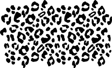 Seamless background with a leopard skin pattern