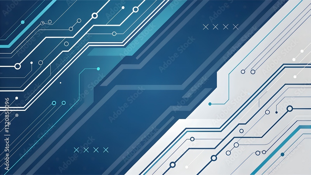 Poster technology digital data mesh network background