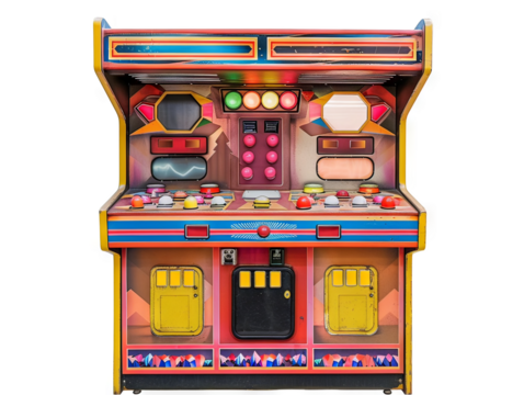 Vintage Arcade Game Machine: A Blast from the Past