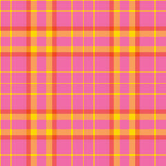 Spring Metallic Sunflower Yellow & Smoky Bubblegum Seamless Checks Background