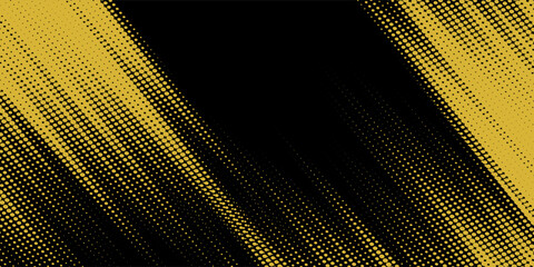Abstract Sport Background with Cyan and Yellow Brush Texture and Halftone Effect. Grunge Background