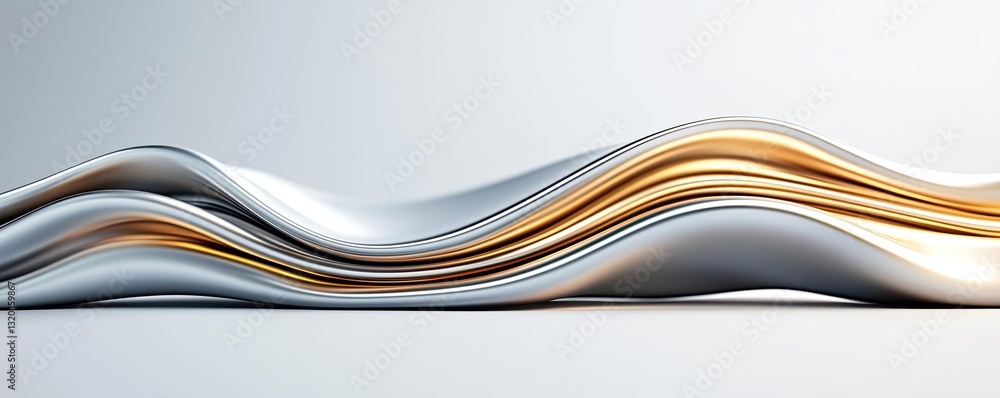 Poster Abstract art background concept. Abstract wavy lines creating a dynamic and modern visual texture for design projects.