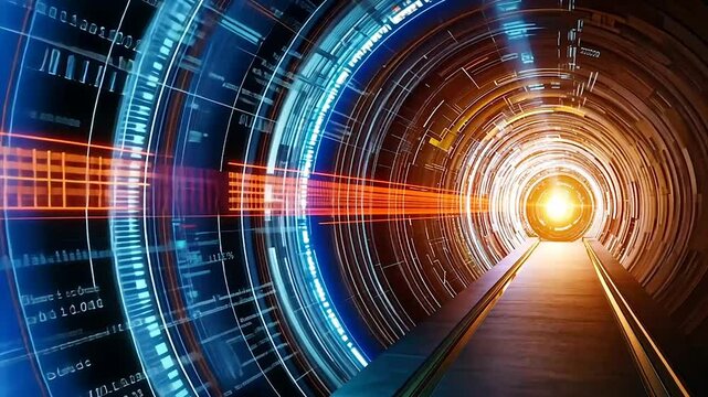 Digital Tunnel: A Journey Into The Technological Future