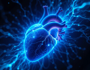 Fototapeta premium Heart Health – Stunning Cardiovascular Illustrations for Medical and Wellness Concepts