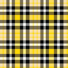 Bright Black and Rich Light Peach Seamless Checks Background