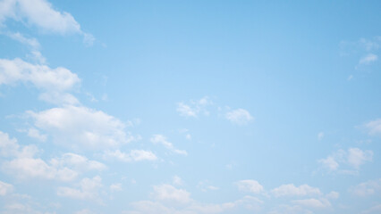 beautiful blue sky with clouds background