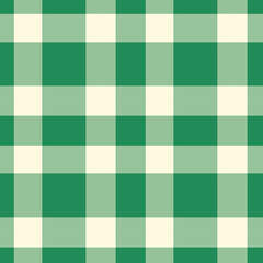 Pastel Dark Sea Green and Pastel Off White Seamless Checks Background