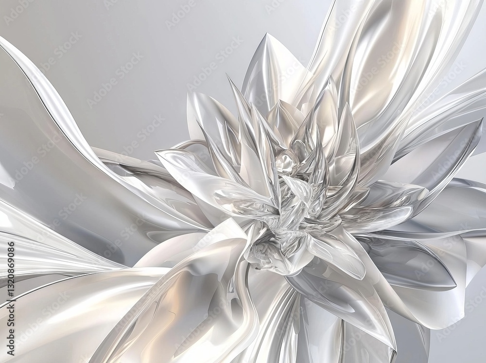 Poster the background features a futuristic structure accompanied by a burst of rays, all of which is gener