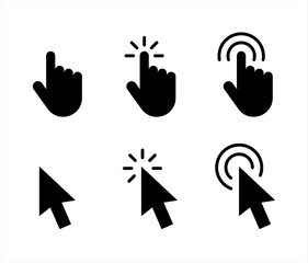 Cursor mouse click icon